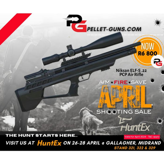 Aim Fire APRIL Sale: Niksan ELF - S.22 PCP Air Rifle