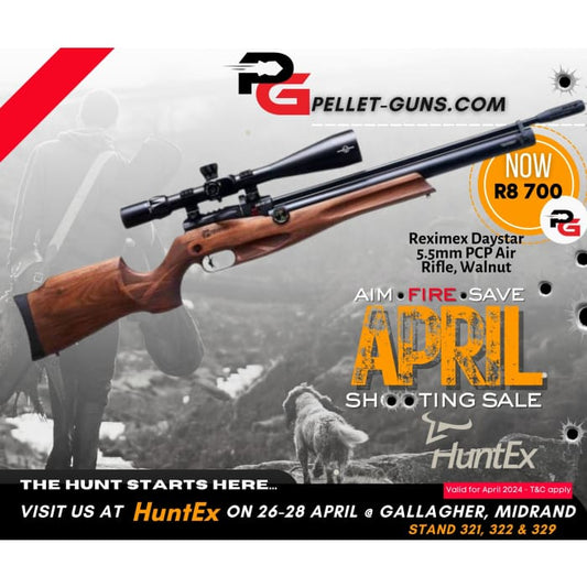 Aim Fire APRIL Sale: Reximex Daystar 5.5mm PCP Air Rifle