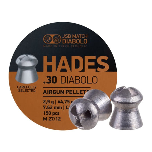 JSB Match Diabolo Hades.30 Cal 44.75gr Hollowpoint 150 ct