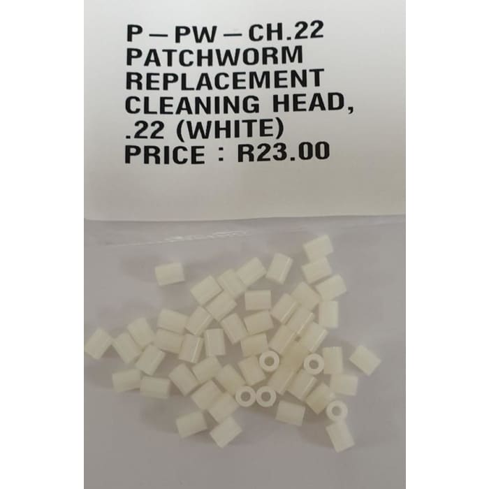 Patch-worm Replacement Cleaning Head.22 (white) - SPARE 