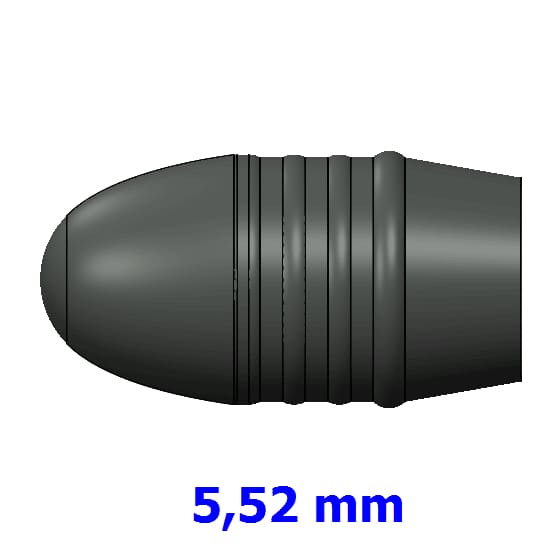 Mold - 5,52mm Air Pellet – 8 Cavity Mold