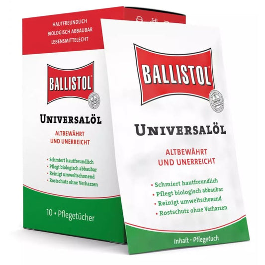 Ballistol Cloth Box (10 Sachets) - Cleaning & Maintenance