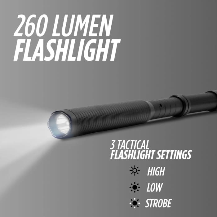 Guard Dog Titan - Baton Plus 260 Lumen Tactical Flashlight