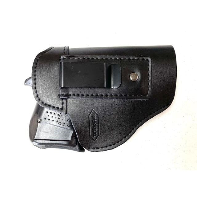 Black leather holster right-handed - HOLSTER