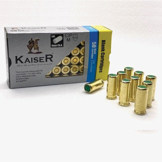 Blank Cartridges for 9mm PAK 25