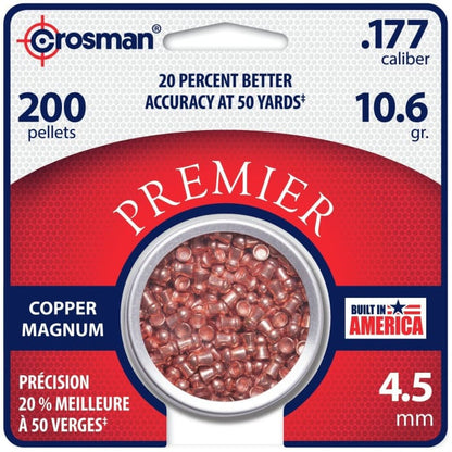 Crosman Copper dome 10.6grain 4.5mm/.177 per 200