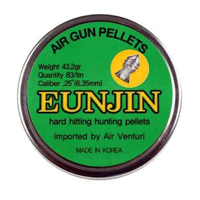 Hard hitting hunting pellets.25/6.35mm pointed 43.2gr