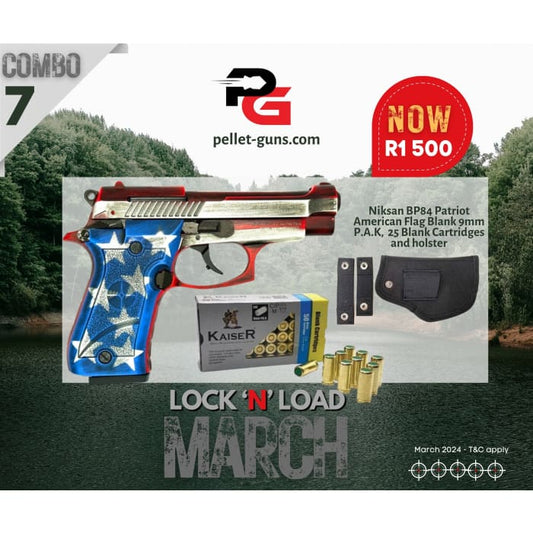 LOCK ‘N’ LOAD MARCH COMBO 7 - Blank Firing Pistol