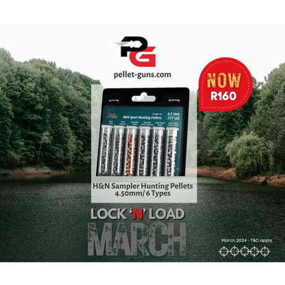 LOCK ‘N’ LOAD MARCH H&N Sampler Hunting Pellets 4.50mm/