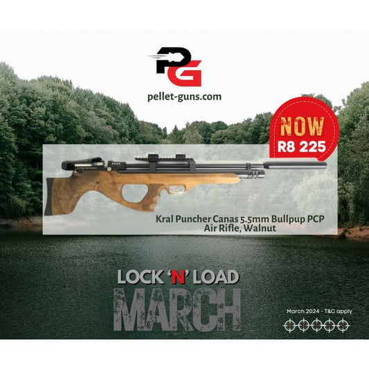 LOCK ‘N’ LOAD MARCH Kral Puncher Canas 5.5mm Bullpup