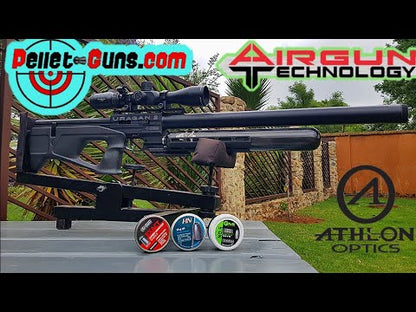 Aim, Fire, APRIL Sale: Uragan 2 PCP Air Rifle, Black Synthetic Stock, 700mm Barrel, 5.5mm