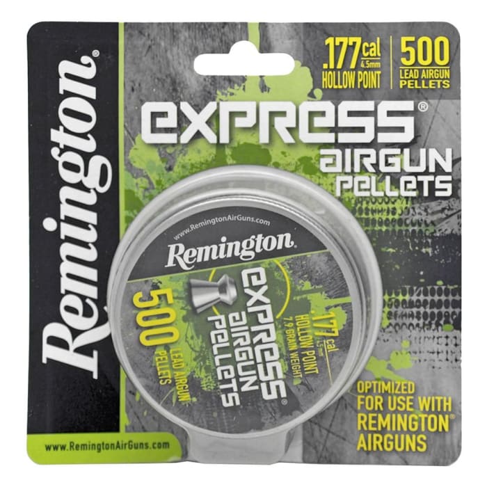 Remington.177 Hollowpoint pellets/500 blister pack