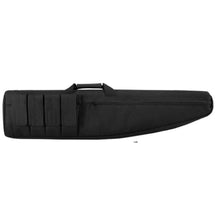 Load image into Gallery viewer, RIFLE BAG - BLACK WITH PADDING MULTIPLE SIDE POUCHES
