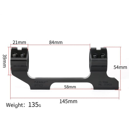 Scope mount 25/30mm one-piece scope mount for dovetail rail 