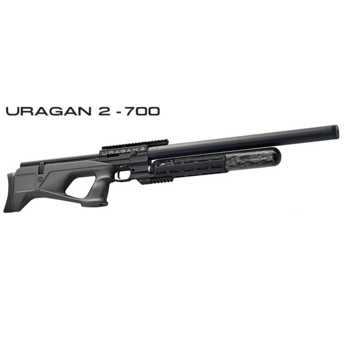 Uragan 2 PCP Air Rifle Black Synthetic Stock 700mm Barrel