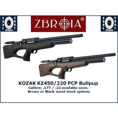 ZBROIA KOZAK PCP Bullpup Air Rifle - Wood 5.5mm 44 J