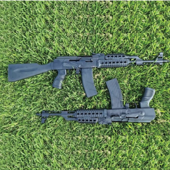 AK 47 Long Tactical Full Length 9mm PAK Blank Gun