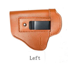 Load image into Gallery viewer, Brown/tan leather holster left-handed - HOLSTER
