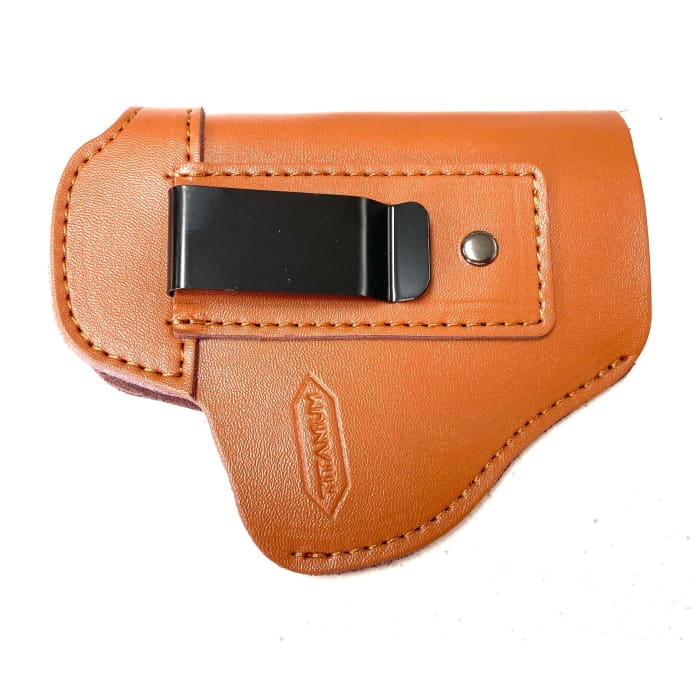 Brown/tan leather holster right-handed - HOLSTER