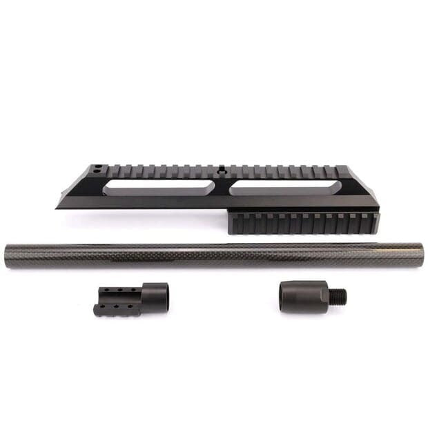 Extended Scope Rail with Barrel Stiffener and Tensioner Kit 