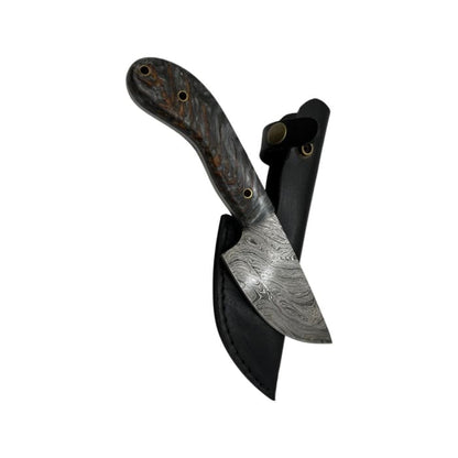 Handmade Damascus Steel Knife - 105mm Blade