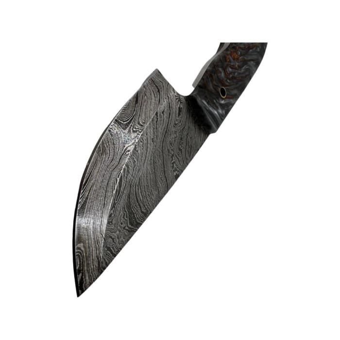 Handmade Damascus Steel Knife - 105mm Blade