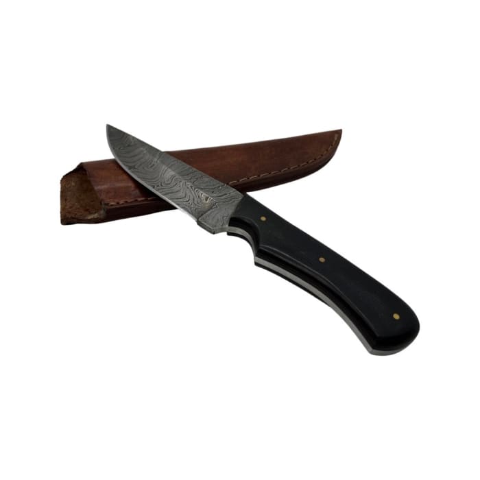 Handmade Damascus Steel Knife - 120mm Blade