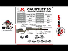 Load and play video in Gallery viewer, Umarex Gauntlet 2 PCP Air Rifle, .30Cal
