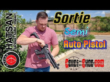 Load and play video in Gallery viewer, Hatsan Sortie Semi Auto Pistol PCP Synthetic, 6.35mm

