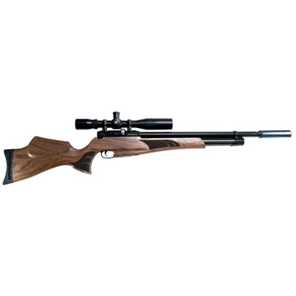 NOBLESSE STANDARD WALNUT STOCK PCP AIR RIFLE IN.22 CAL