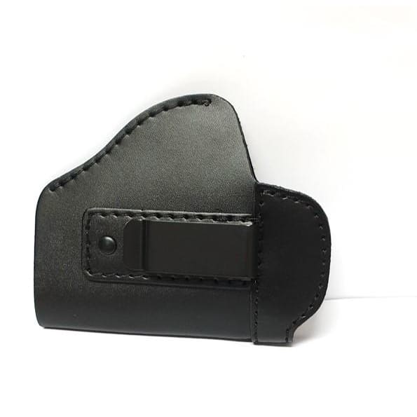 Leather Holster Inner Waist, For Up To Large Sized Guns, Titanium Black Leather