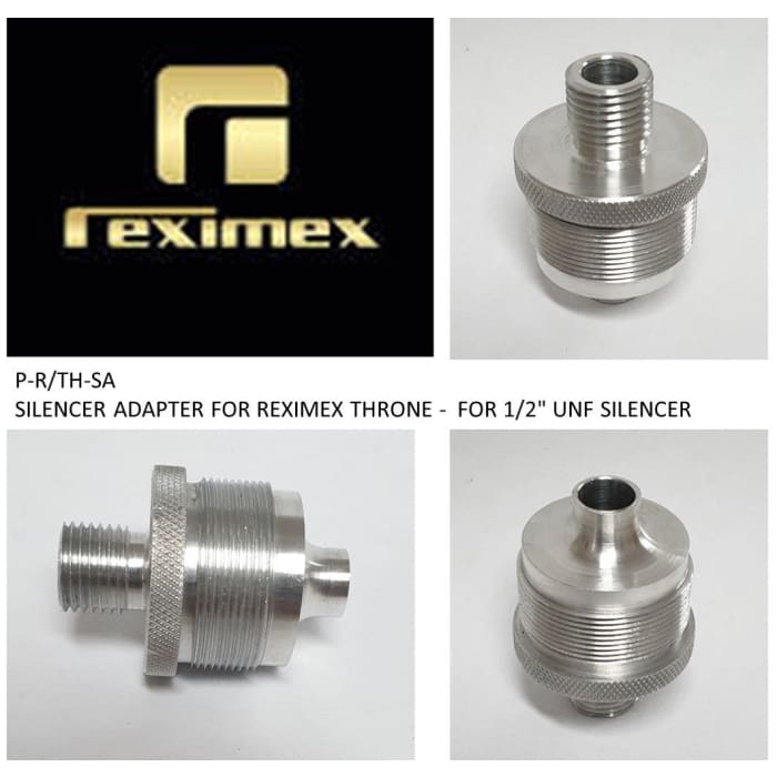 SILENCER ADAPTER FOR REXIMEX THRONE - FOR 1/2 UNF SILENCER