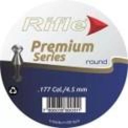 RIFLE PREMIUM SUPER ROUND 4.5MM 8.33 GRAIN PELLETS / 500